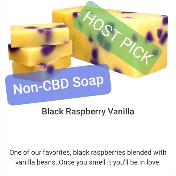 Homemade Black Raspberry Organic Soap - Picture 1 of 7